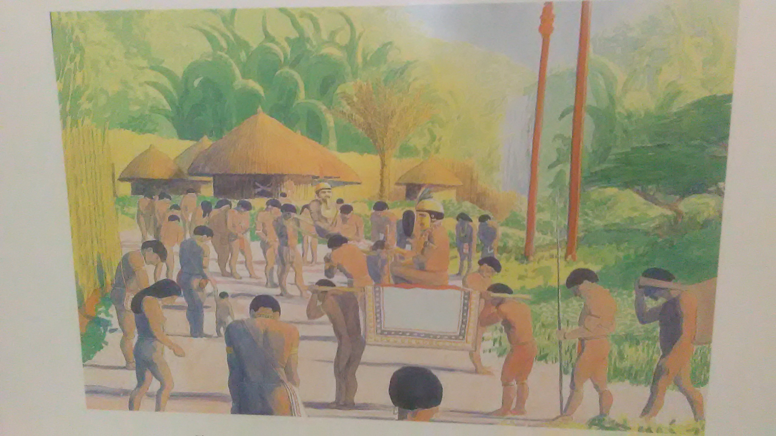 Illustration in Bogot&aacute;'s Museo Nacional