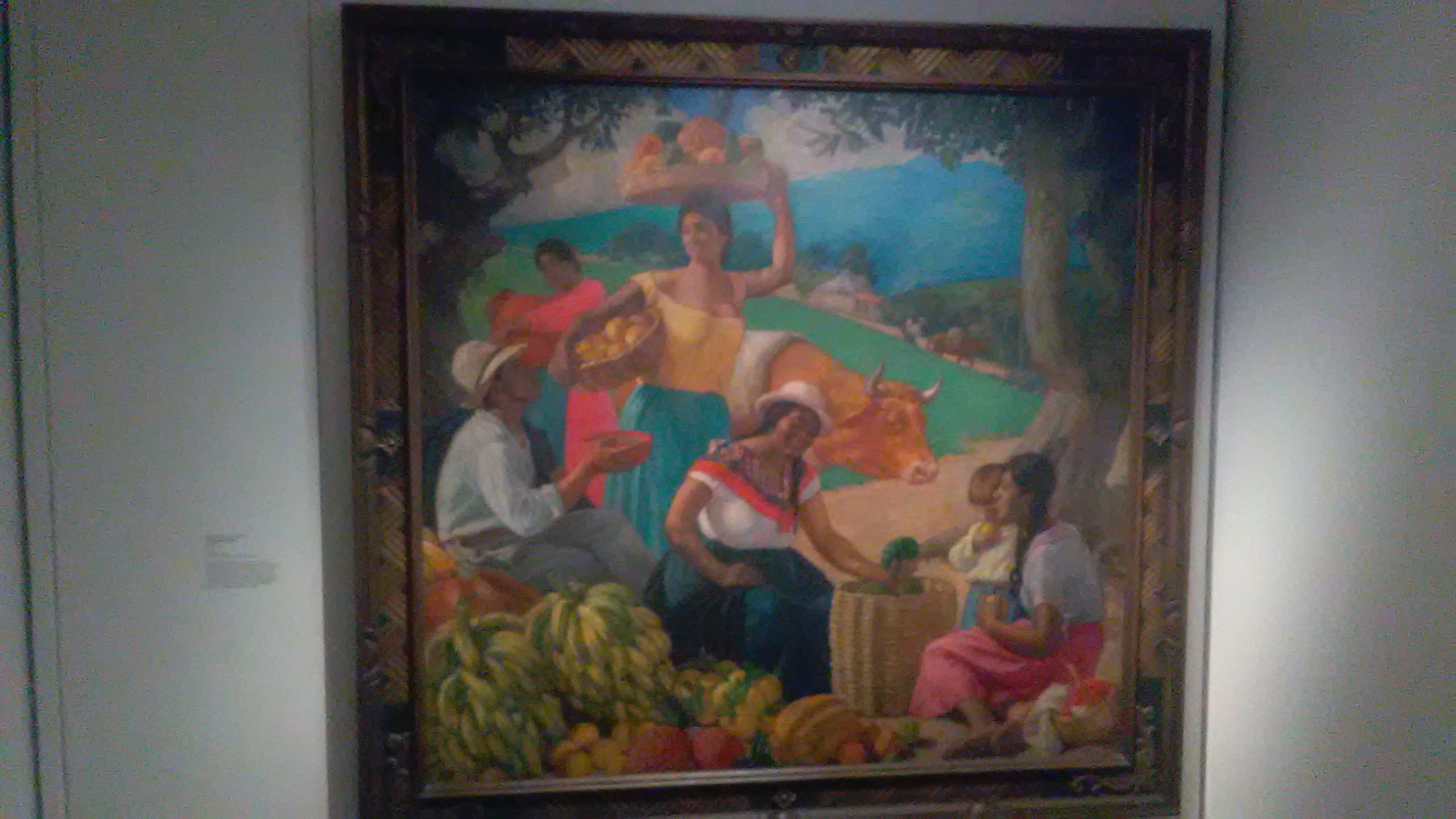 Painting in Bogot&aacute;'s Museo Nacional